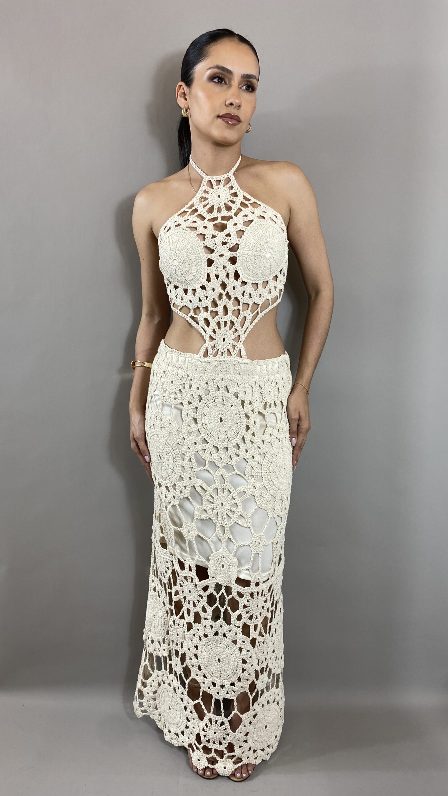 IMG_6424 VESTIDO LONGO EM CROCHÊ - Imagem 1
